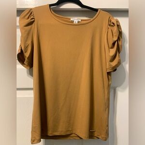 Caramel Calvin Klein Blouse